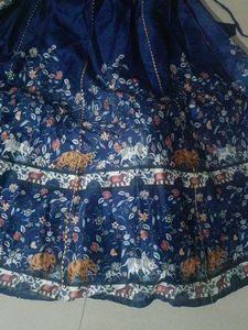 Lahenga With Unstitched Blouse &amp; Dupatta..