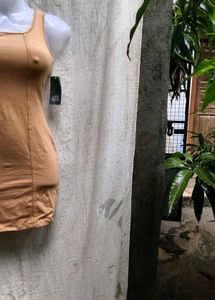 14296. Tan Bodycon Dress