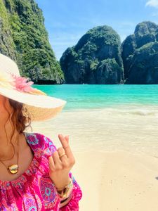 Floral Sun Hat From Thailand