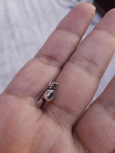 Silver Press Nosepin