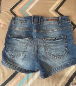 Blue Denim Shorts