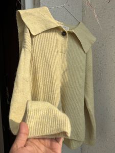 Korean pastel Collar Knit Sweater