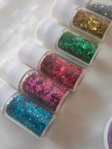 Makeup eyes Glitter ,16 Glitters In Many Colours