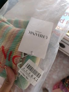 Striped Long Sleeve Crop Top