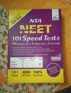NEET 101 Speed Tests Book