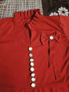 Red Flare Dress New❤️🔥