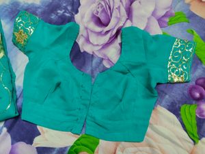 Saree With Readymade Blouse NEW