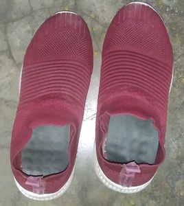 Women's Maroon Colour Shoes