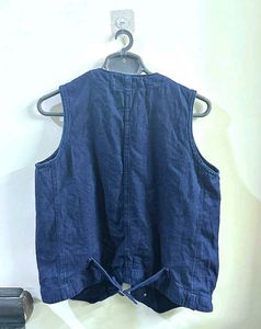 Unisex denim waist coat
