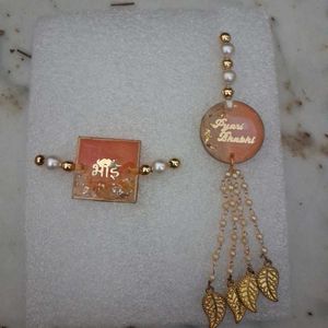 Resin Bhaiya &amp; Bhabhi Rakhi