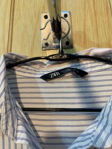 Zara Striped Button-Down Shirt