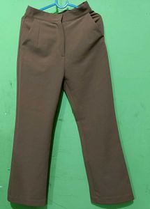 Brown Relaxed Fit Trousers