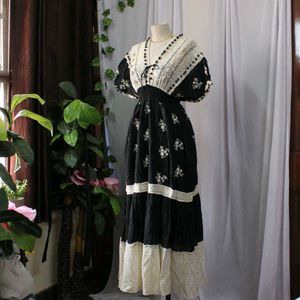 Boho Embroidered Dress