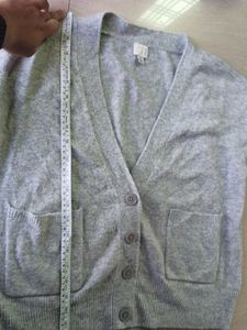 Classic Grey Cardigan for women