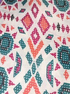 Patterned Sleeveless Dress