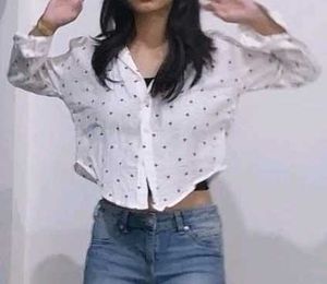 American Eagle Heart Print Shirt