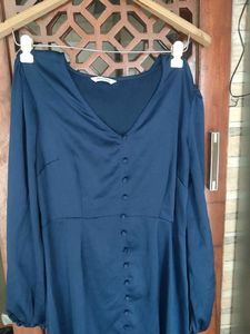 Elegant Navy Blue Dress