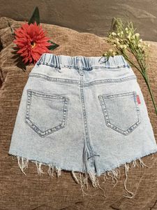 Cute Denim Rhinestone Shorts