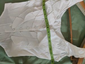 Ruffled White Blouse