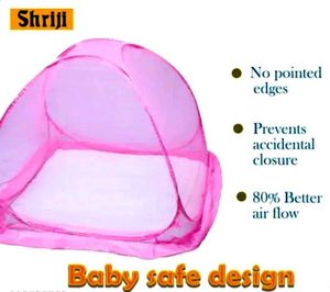 Pink Pop-Up Mosquito Net Tent