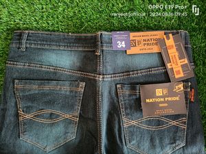 Men&#39;s Dark Blue Denim Jeans For Party Wear