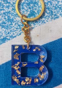 Letter B Keychain