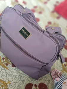 A Lavender Colour Satchel Bag