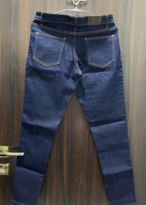 Dark Blue Low Waist Denim