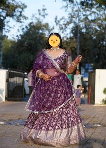 Purple Lehengha Choli