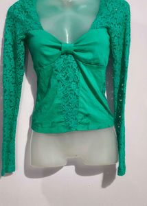 Cute Mesh Top