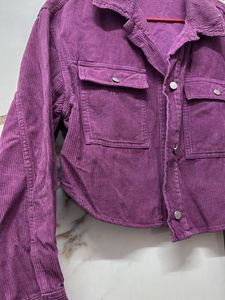 Purple Corduroy Jacket