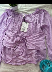 Corset Lavender Top🩵