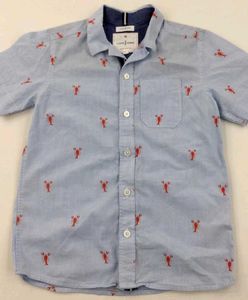 Like A New branded  Sky Blue striped Shirt Boys
