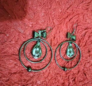 Bow Drop Earrings