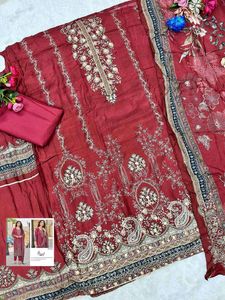 Elegant muslin Suit Set