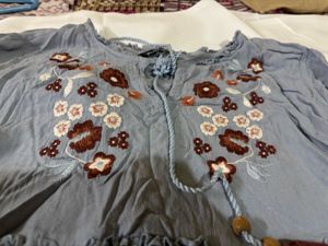 Zudio Floral Embroidered Top