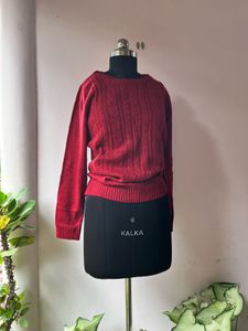Red Knit Sweater