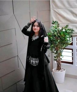 Elegant Black Saree