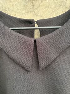 Chic Black Peplum Top