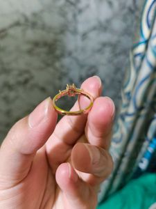 Giva Silver 925 Rose Gold Bar Of Beauty Ring