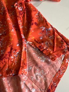 Floral V-Neck Top