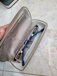 Blue specs frame with Lenskart Case