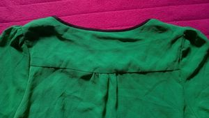 H-Z-H-S Fashion:Vintage Green &amp; Black Dress
