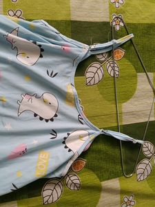 Sky-blue Nightdress Size L