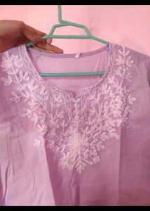 Lavender Short Kurti 💜