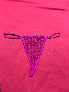 Women Purple Thong Panty