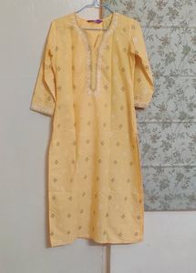Lemon Yellow Kurta Set
