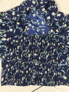 Floral Print Crop Top