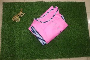 Pink Cotton Blend Dress Buy 1 Get Free