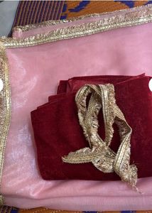 New Attractive Nylon Silk Saree With Blouse Piece